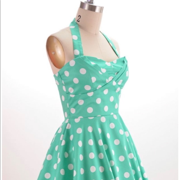 Modcloth Dresses & Skirts - Modcloth Traveling Cupcake Dress in Mint rare